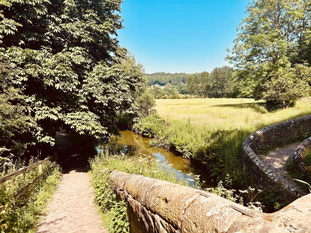 Riverside walking route in Cheshire where counselling services in Cheshire can be delivered outdoors.
